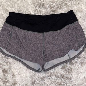 Speed up short 2.5 (size 4) in gray